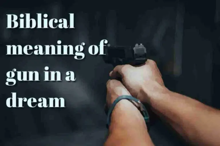 Biblical Meaning Of Gun In A Dream
