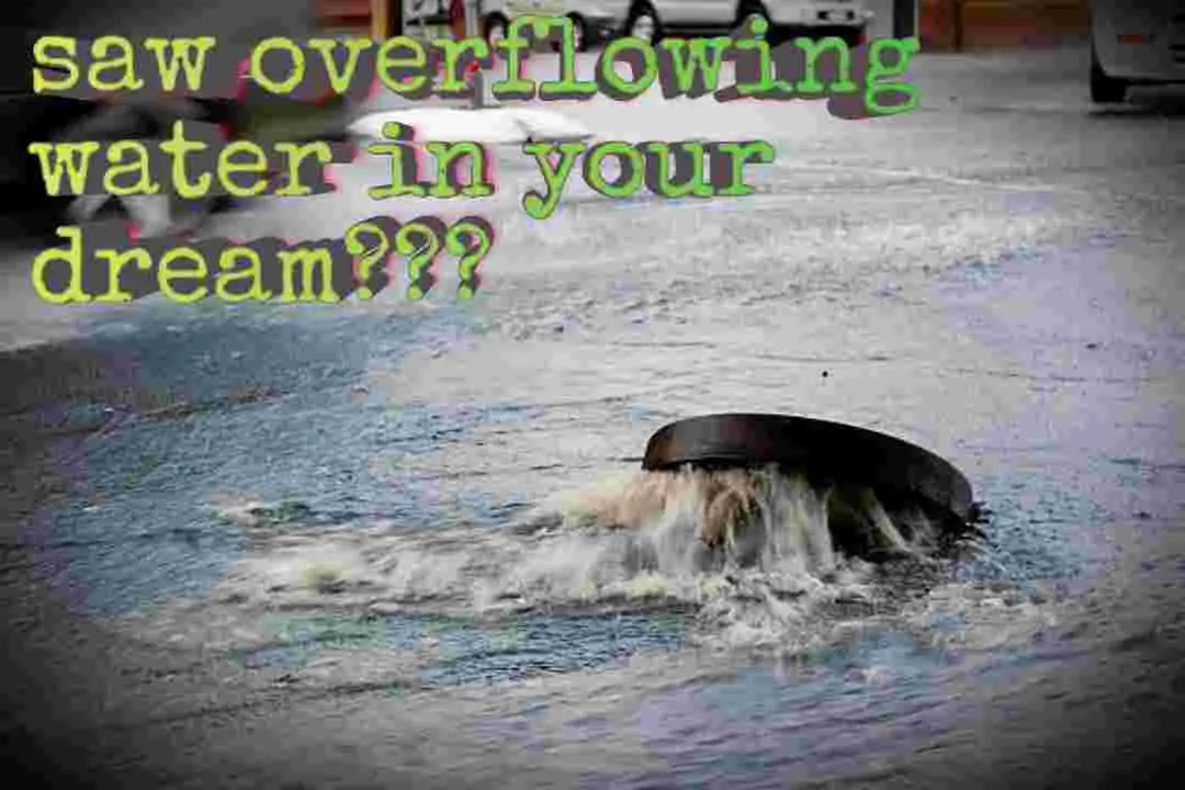 What does it mean when you dream of water overflowing