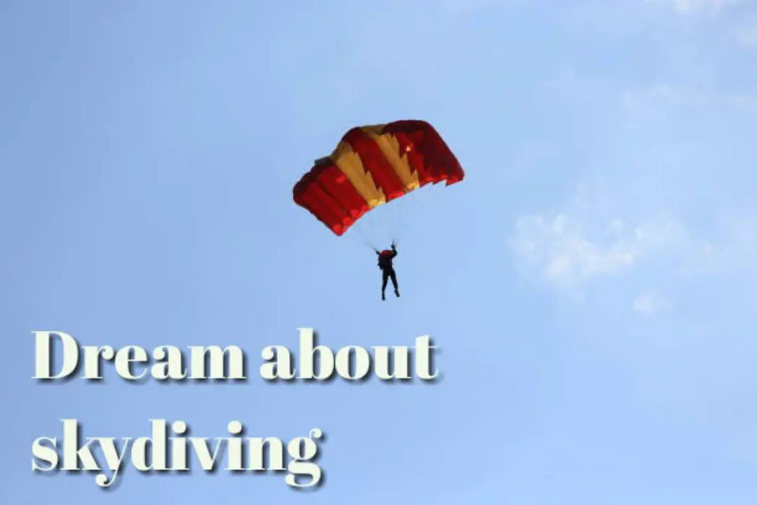 Dream about skydiving and parachuting